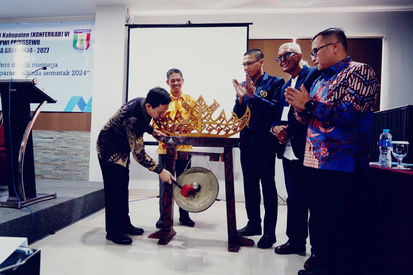 Dibuka Pj.Bupati, PWI Pringsewu Gelar Konferkab VI 