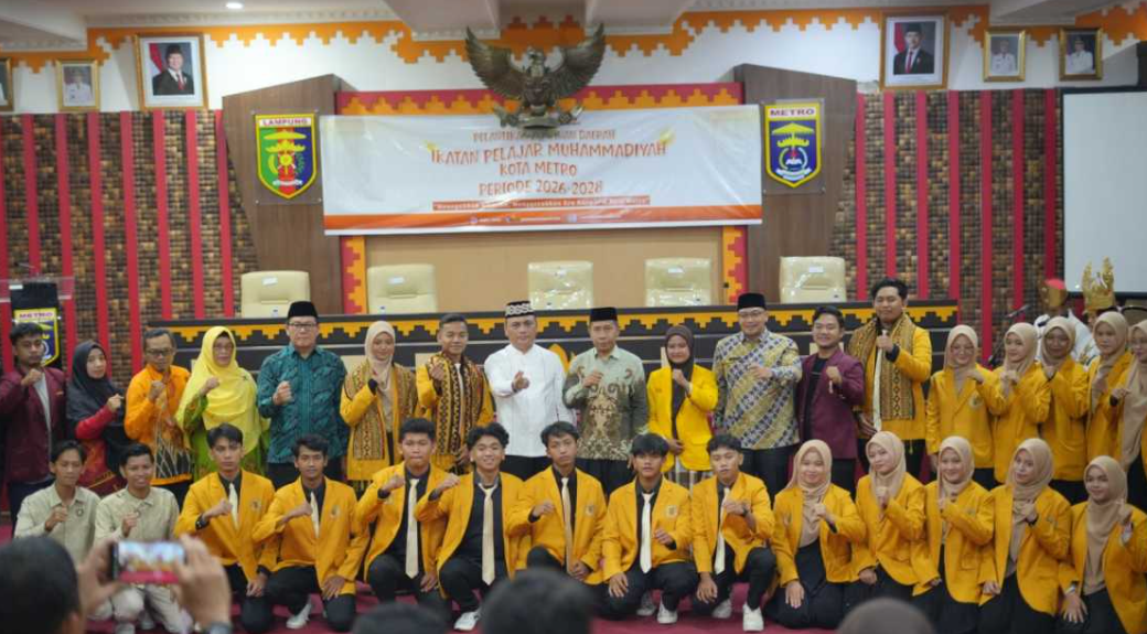 20 Pengurus Baru PD IPM Kota Metro Dilantik, Pelajar Diminta Berani Bawa Perubahan