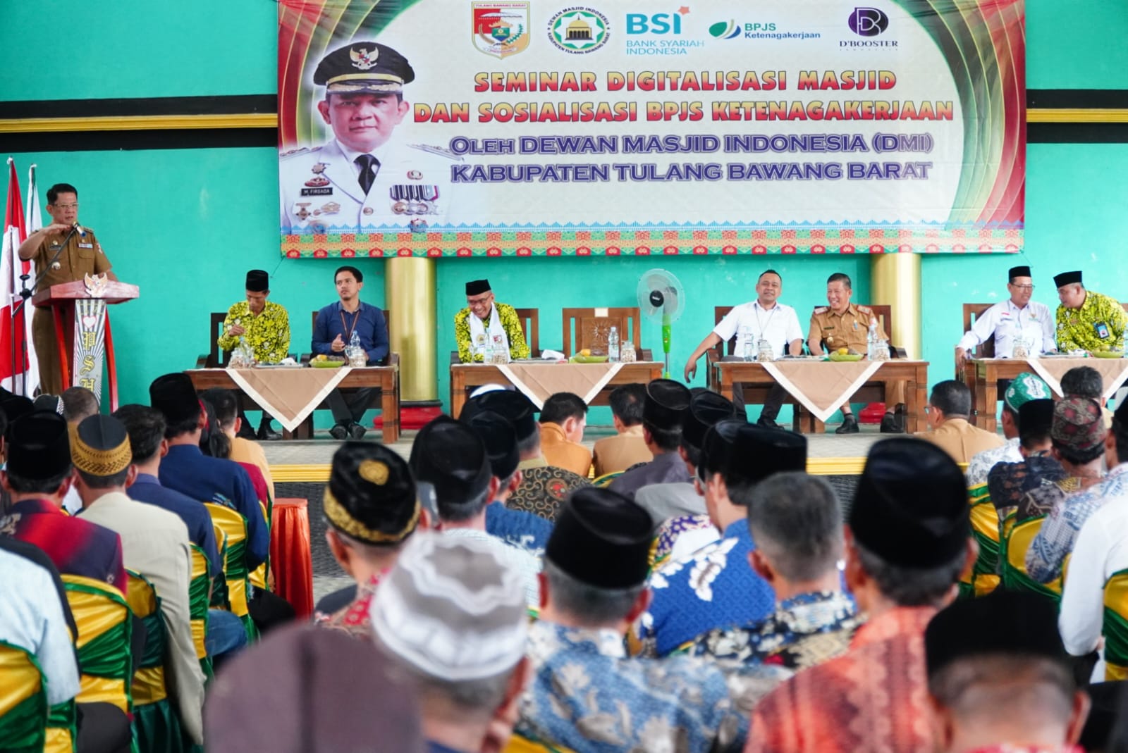 M Firsada Buka Seminar Digitalisasi Masjid dan Sosialisasi BPJS Ketenagakerjaan 