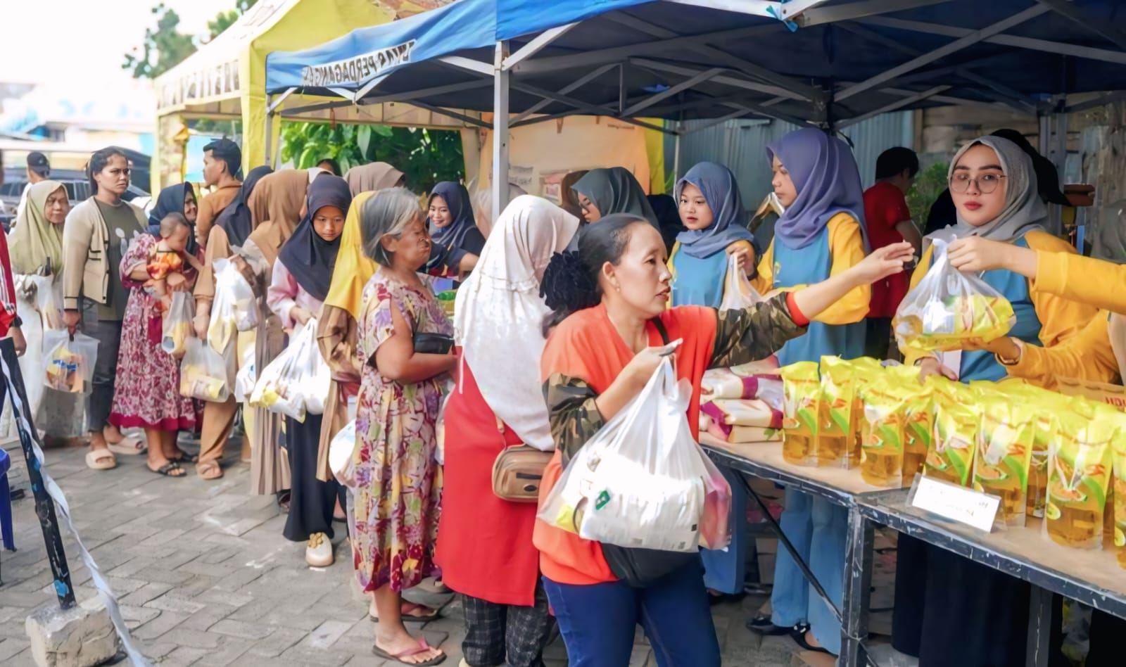 Stabilkan Harga Bapok Jelang Idul Adha, Pemkot Metro Gelar Operasi Pasar