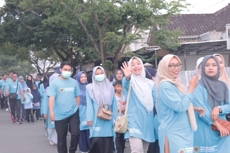 Jalan Sehat Semarak Milad Ke-17 RSU Muhammadiyah Metro Berlangsung Meriah