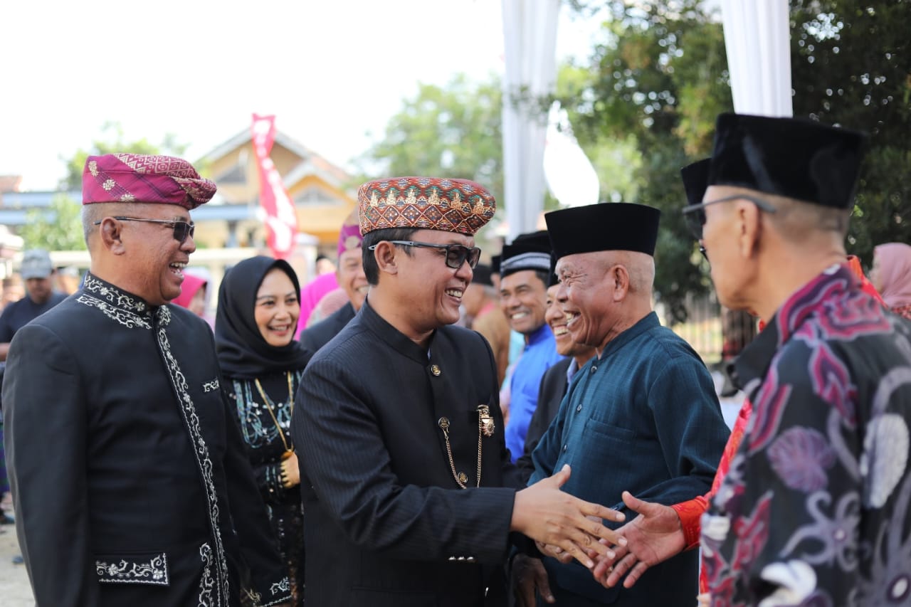 Ardito Dapat Gelar Pengiran Sah Bandar dari Tokoh Marga Beliuk Kampung Tanjung Ratu Ilir