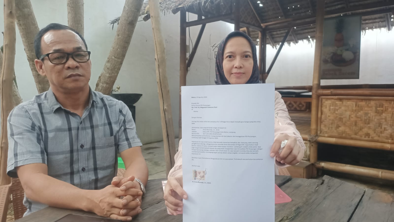 Usai Antarkan Wahdi-Qomaru Daftar ke KPU, Anna Morinda Mundur dari PDIP