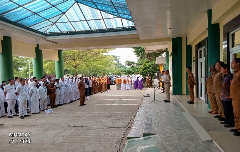 Pimpin Apel Pagi, Bupati Pringsewu Dorong Peningkatan Kualitas Pelayanan RSUD