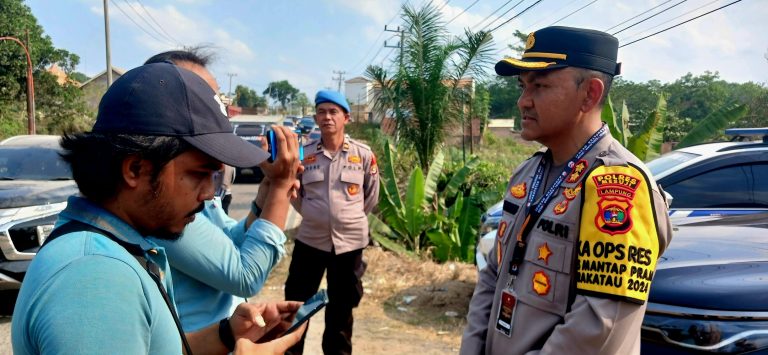 Pasca Pengundian Nomor Urut Paslon, Kapolres Mesuji Beri Himbauan Begini