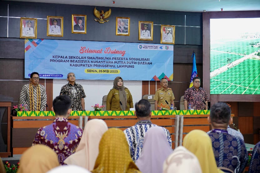 Wabup Pringsewu Sebut Tantangan Dunia Pendidikan Masih Sangat Besar