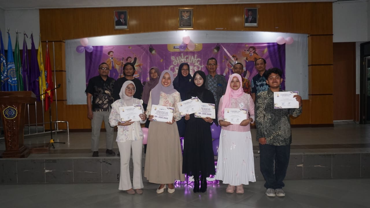 Prodi PBI UM Metro Sukses Adakan Singing Contest
