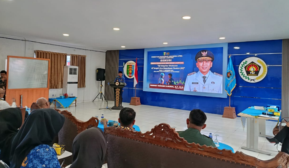 PWI Lampung Gelar Diskusi Penggunaan AI di Pekan Pendidikan Wartawan 2025