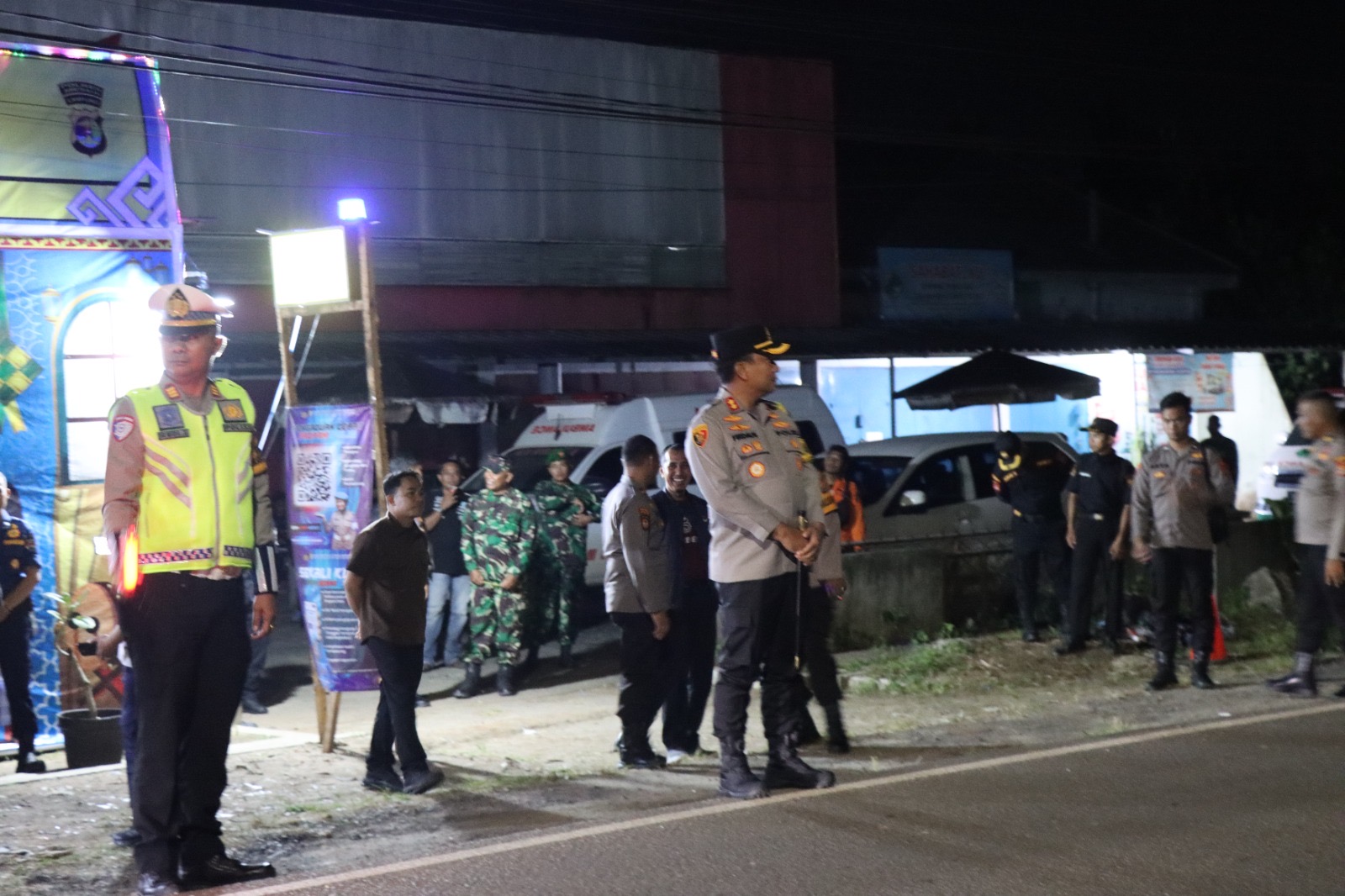 Polres Mesuji Bersama Pemerintah Daerah Amankan Malam Takbiran Idul Fitri 1447 H