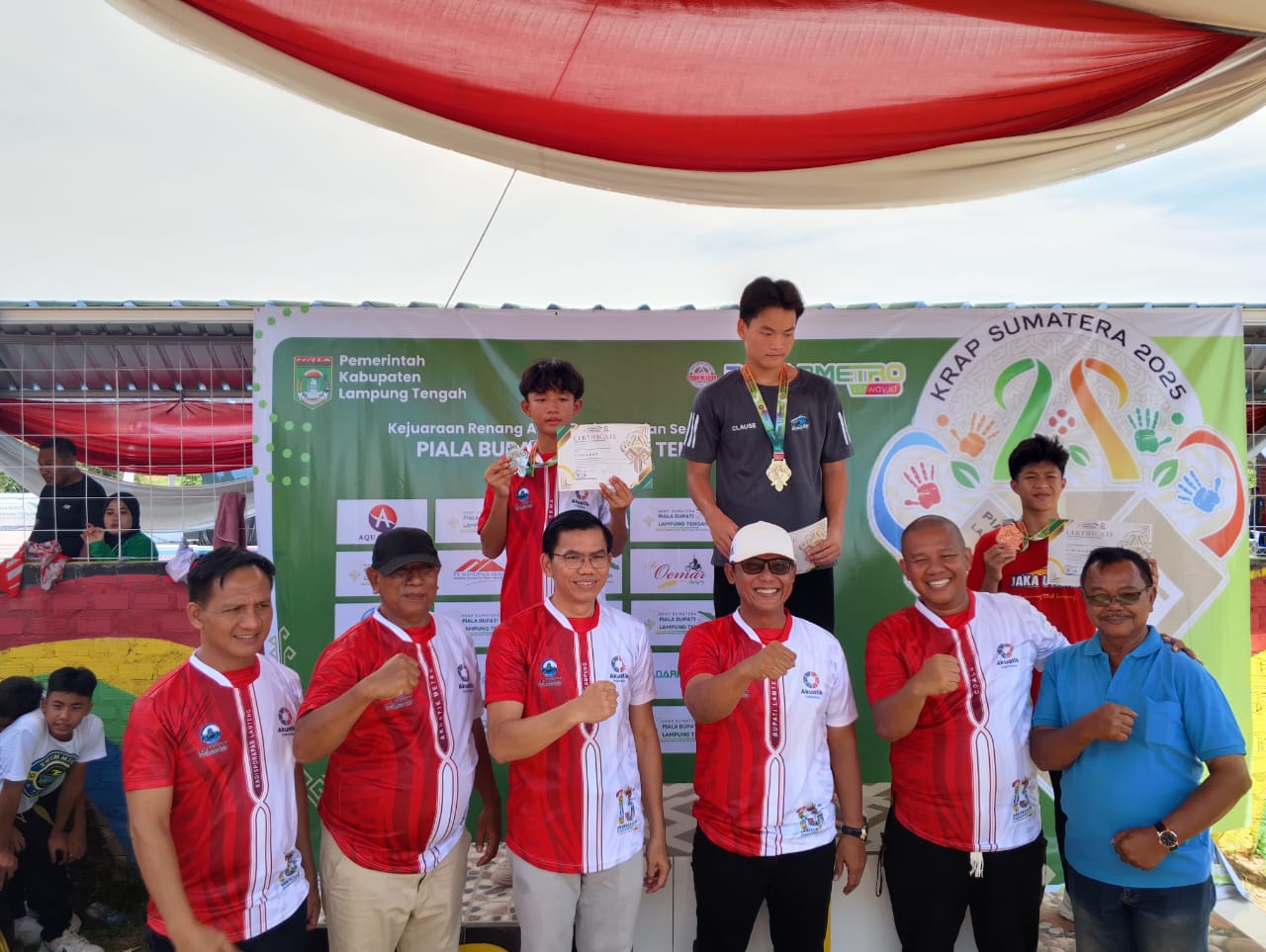 Buka KRAP-SU Piala Bupati Lampung Tengah, Ardito Beri Semangat Atlet yang Bertanding