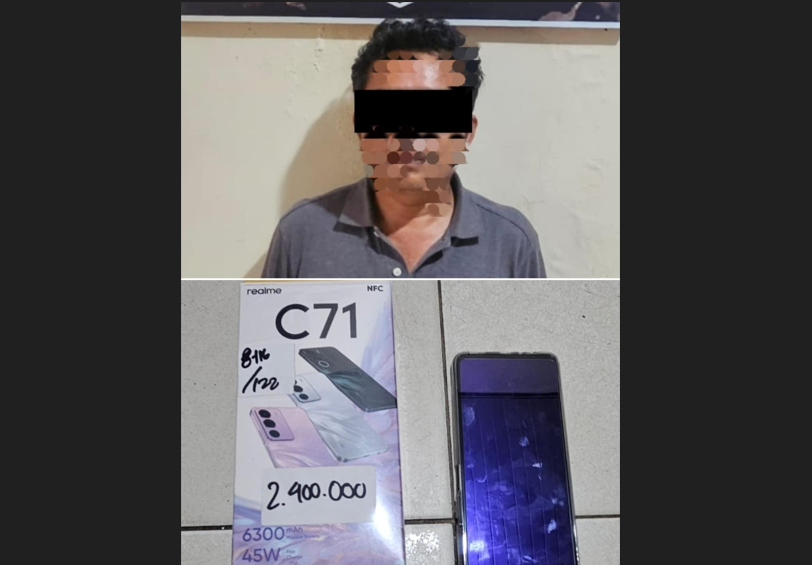 Satreskrim Polsek Simpang Pematang Ringkus Pelaku Penipuan HP 