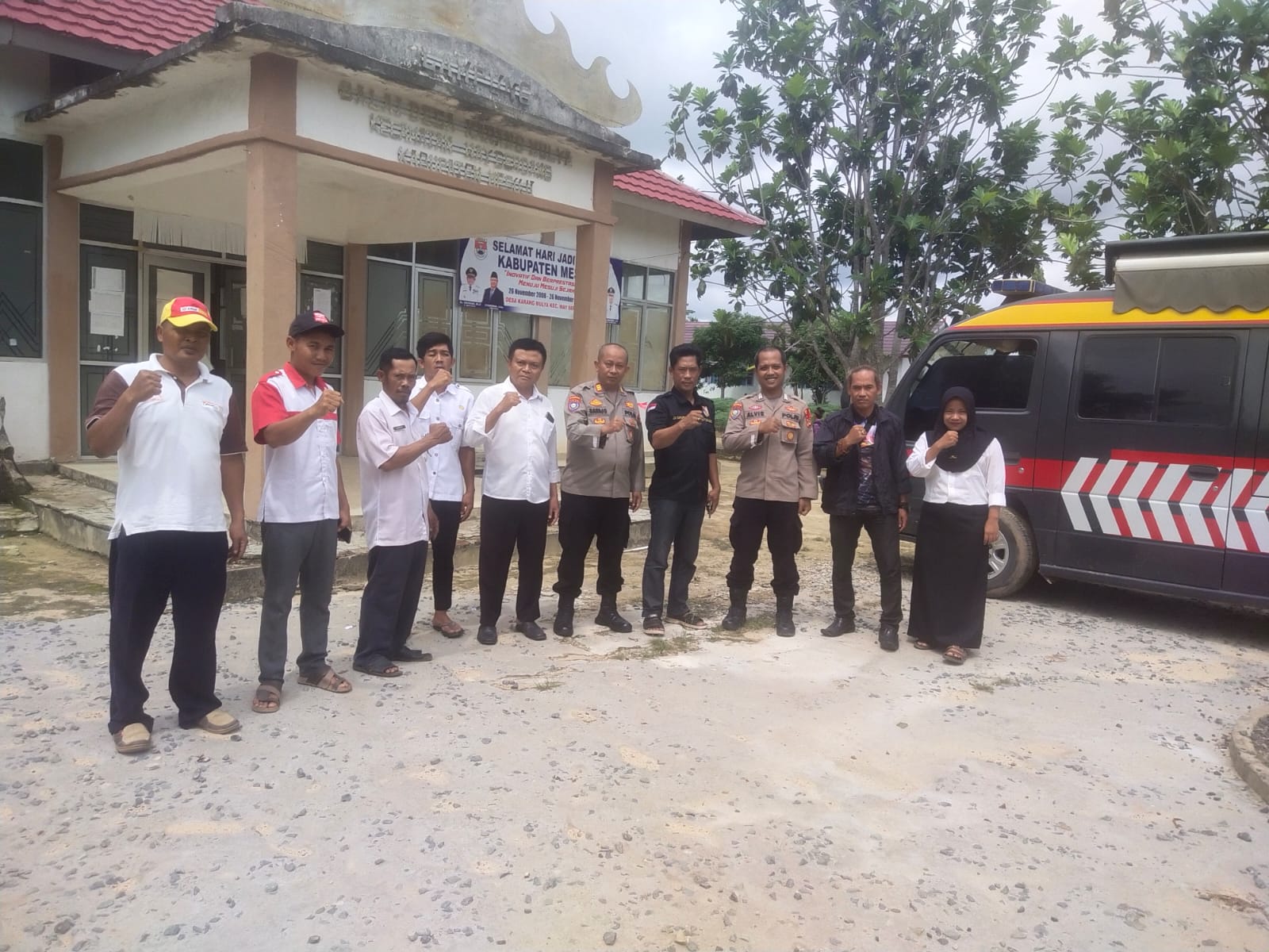 Jelang Pemilu 2024, Sat Binmas Polres Mesuji Lakukan Cooling System di Kecamatan Way Serdang