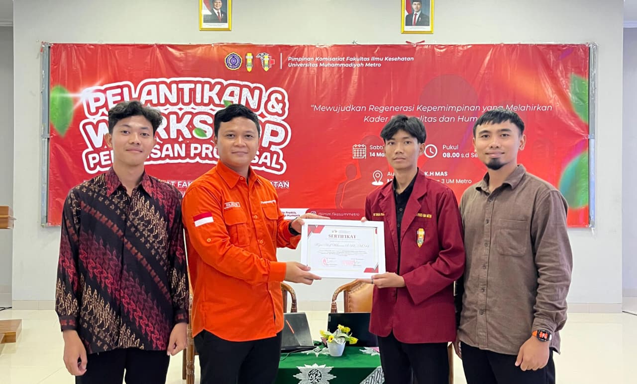 Kabag Kemahasiswaan UM Metro Beri Workshop Penulisan Proposal PPK Ormawa, P2MW, dan PKM Tahun 2026