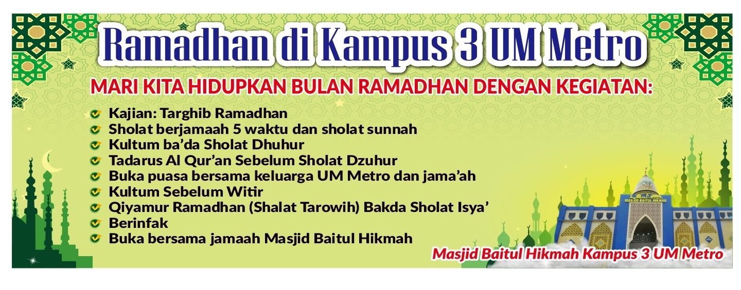 Semarak Ramadhan di UM Metro: Momentum Penguatan Iman dan Kebersamaan