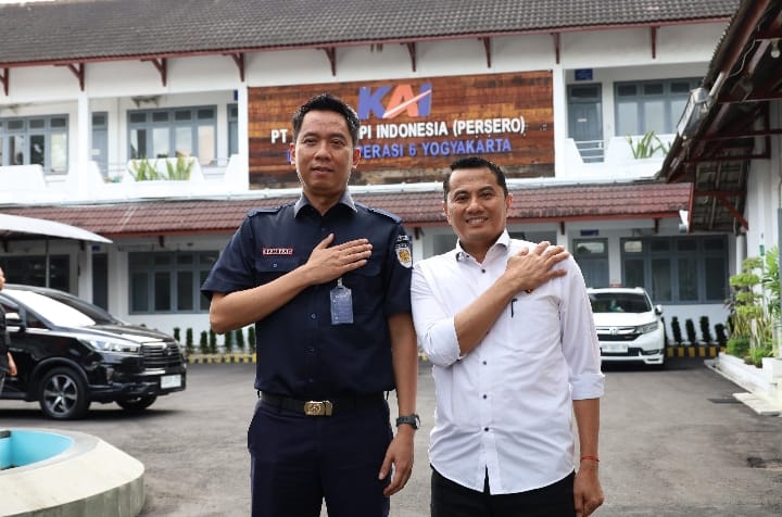 KAI Daop 6 Bersama Polda DIY Pastikan Angkutan Lebaran 2026 Aman dan Lancar