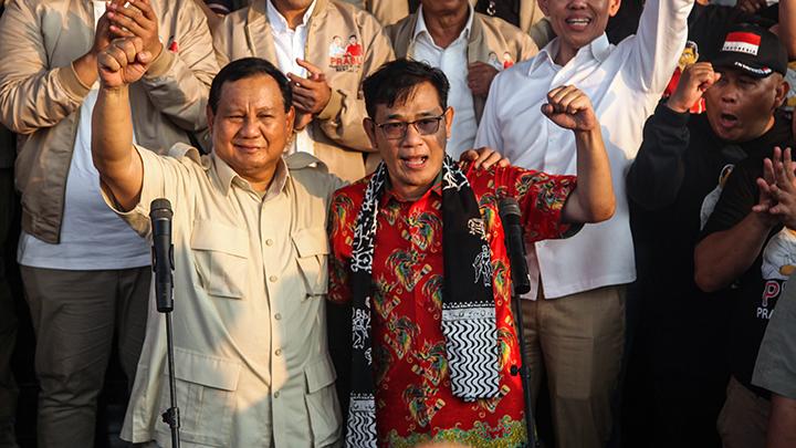 Politisi PDIP Budiman Sudjatmiko Deklarasikan Dukungan Untuk Prabowo