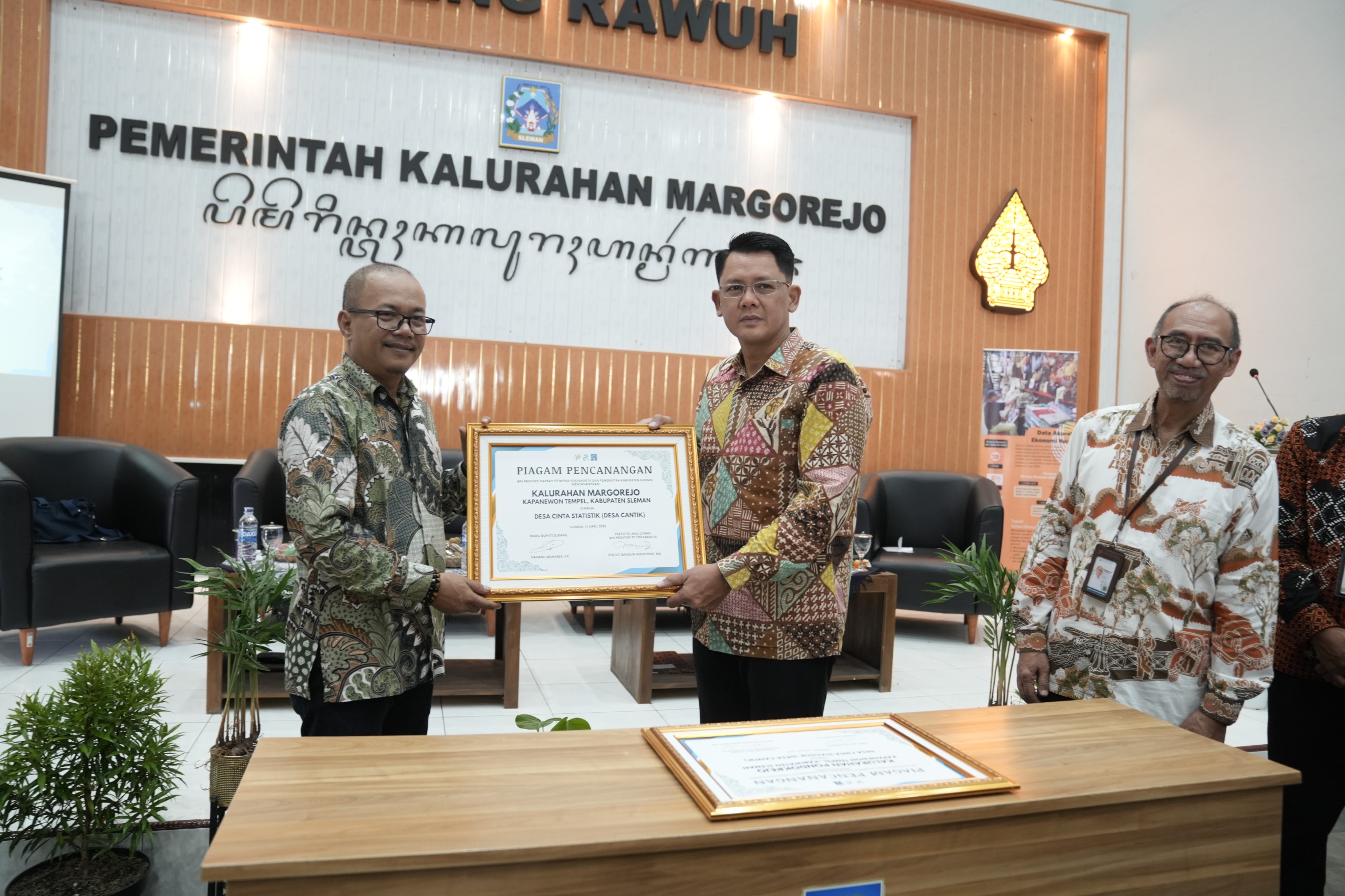 BPS Sleman Canangkan Desa Cantik di Tempel, Danang Dorong Pembangunan Berbasis Data