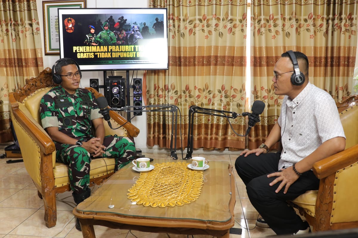 Dandim 0412/LU : Penerimaan Prajurit TNI-AD Tidak Dipungut Biaya!