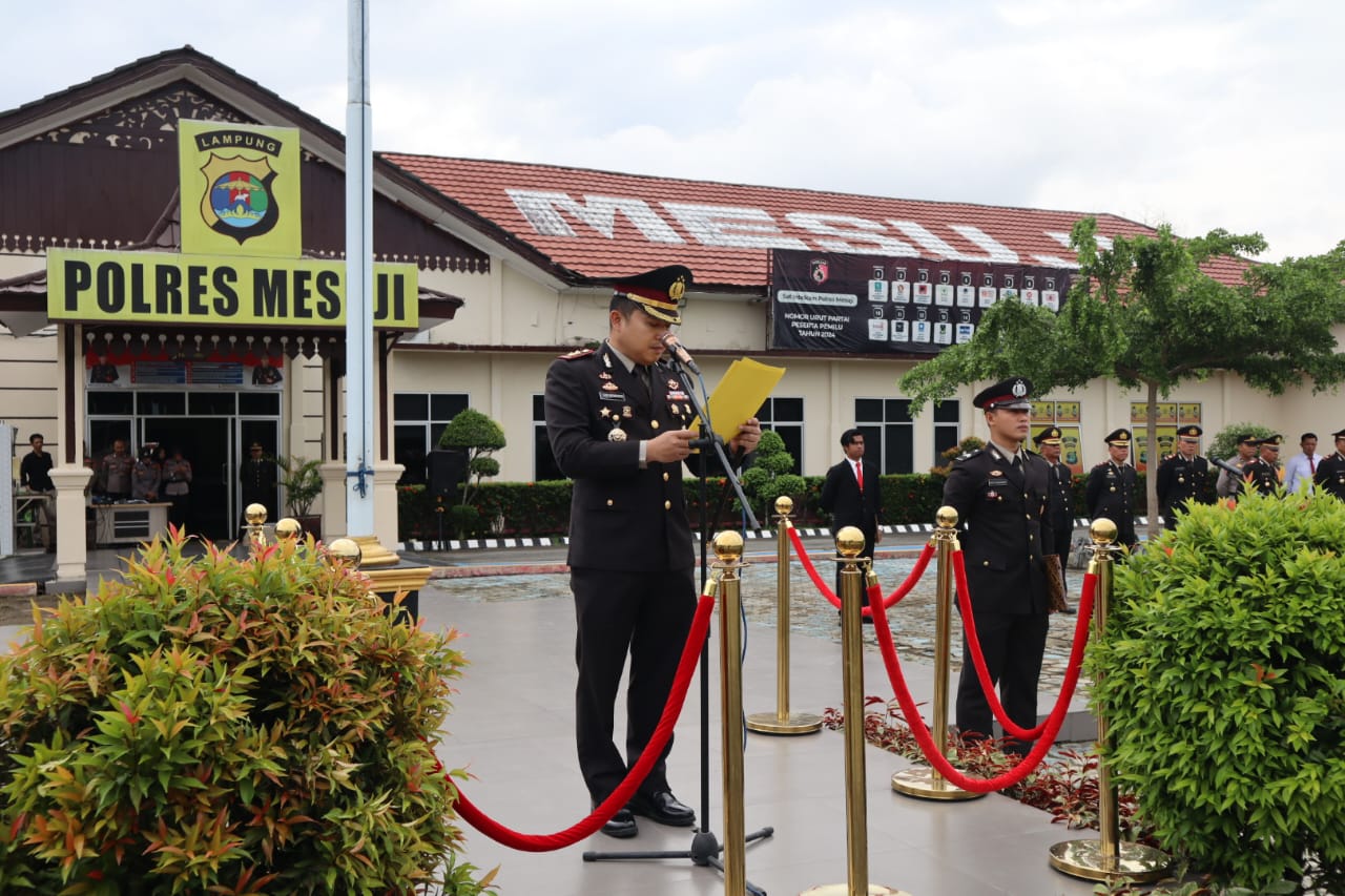 Kapolres Mesuji Pimpin Upacara Peringatan Hari Bela Negara Ke- 75