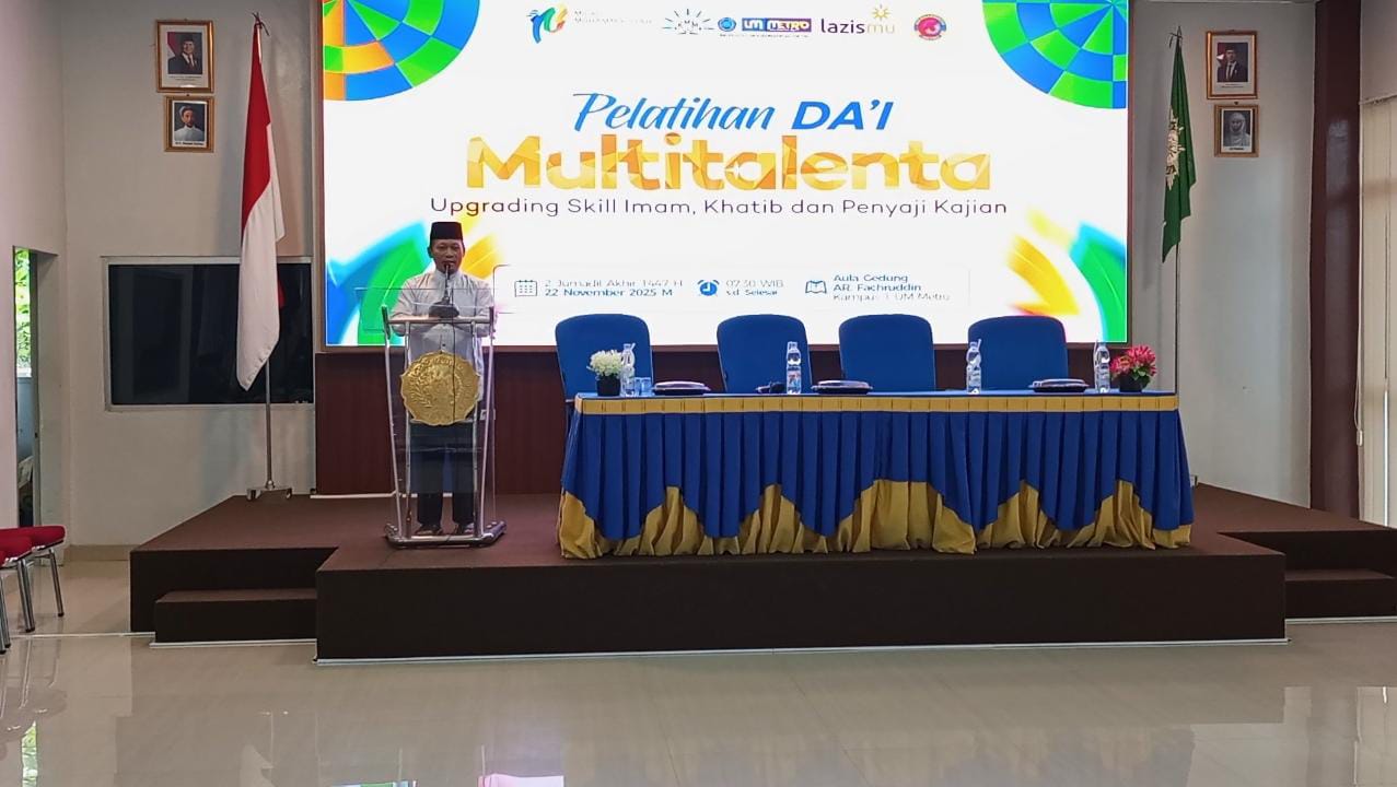 KMM, UM Metro, LazisMu dan RSUMM Bersatu Tingkatkan Kompetensi Melalui Pelatihan Da'i Multitalenta