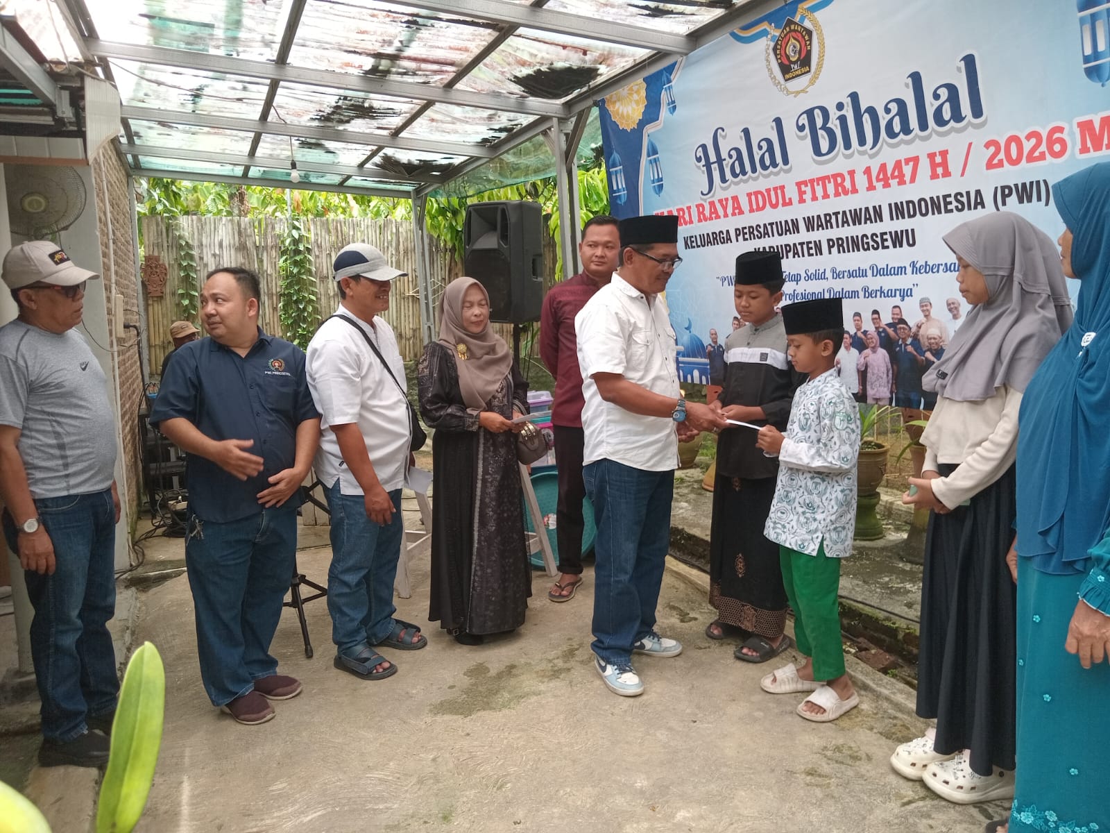 Pererat Solidaritas, PWI Pringsewu Gelar Halal Bihalal Idulfitri 1447 H