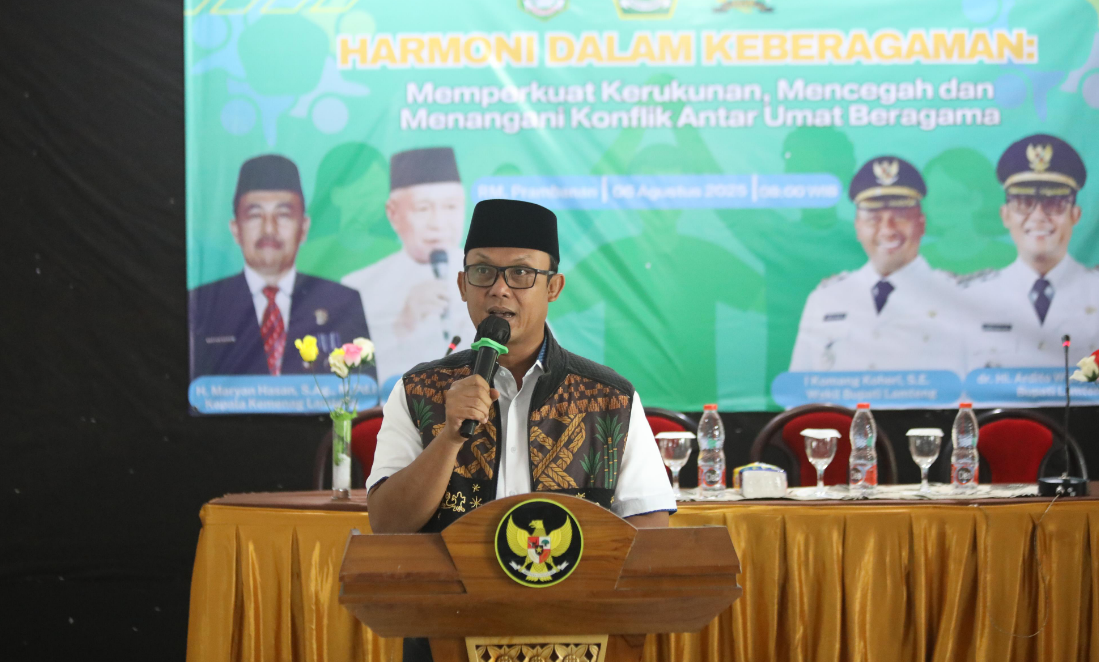 Hadiri Dialog Interaktif FKUB, Bupati Ardito Wijaya: Jaga Kerukunan dan Toleransi Beragama