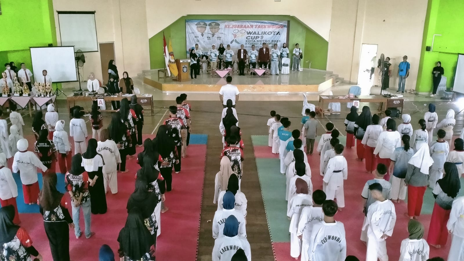 Kejuaraan Taekwondo Walikota Cup IX Banjir Peserta, Pengurus Provinsi: Metro Lumbung Atlet