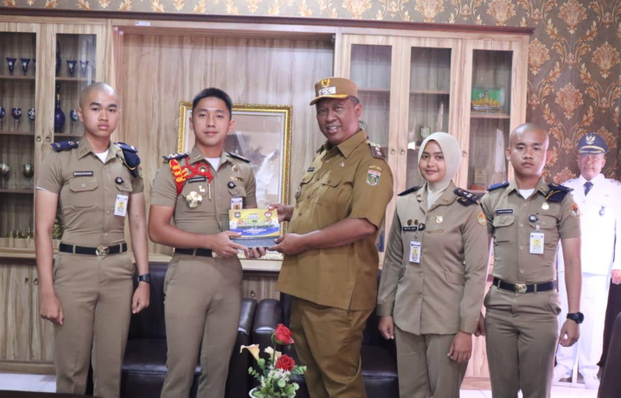 Plt. Bupati I Komang Koheri Terima Audiensi Anggota IPDN Asal Lampung Tengah