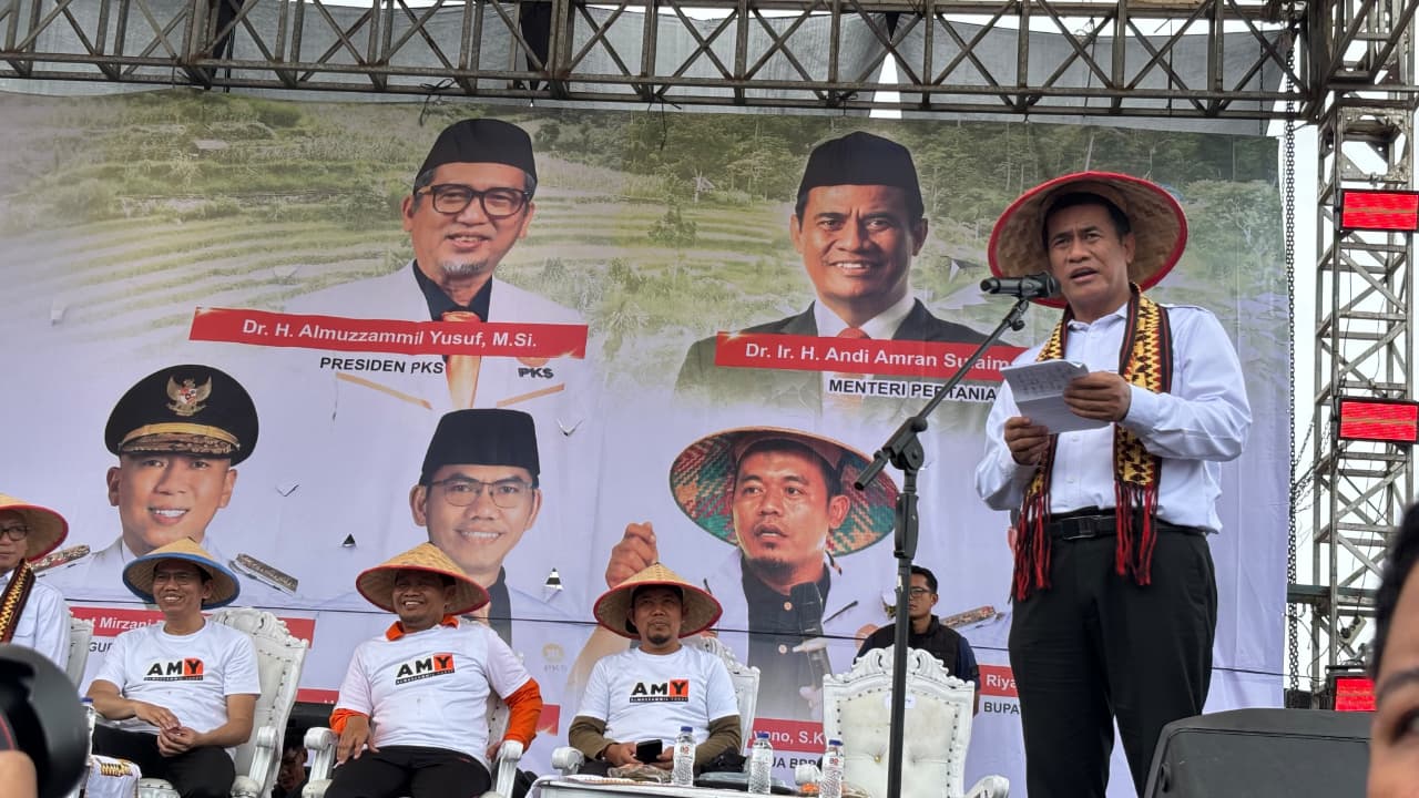 Bawa Aspirasi Petani ke Mentan Amran, Bupati Pringsewu Dorong Cetak 1.000 Hektare Sawah Baru