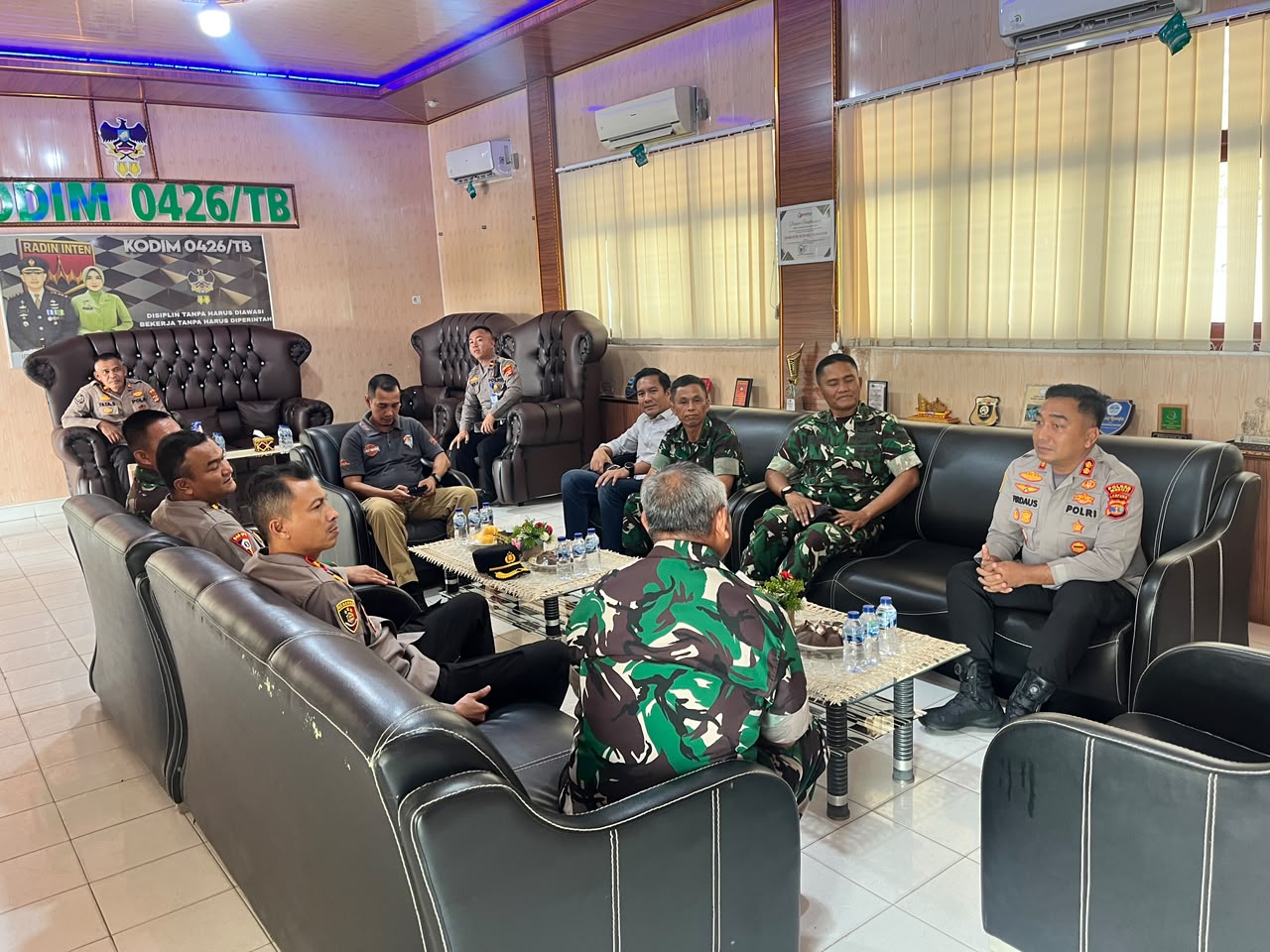Kapolres Mesuji Jalin Silaturahmi ke Kejari dan Kodim 0426/TB