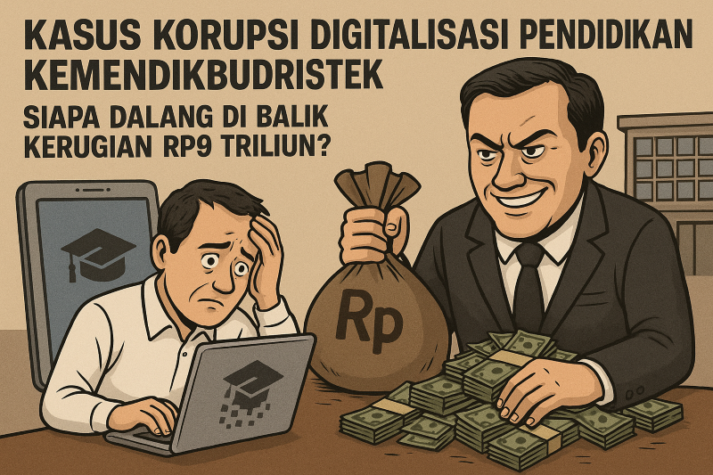 Proyek Digitalisasi Kemendikbudristek Masuk Penyidikan, Siapa Dalang di Balik Kerugian Rp9 Triliun?