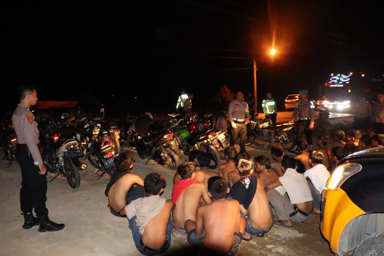 Razia Balap Liar, 29 Unit Sepeda Motor Diamankan Polisi