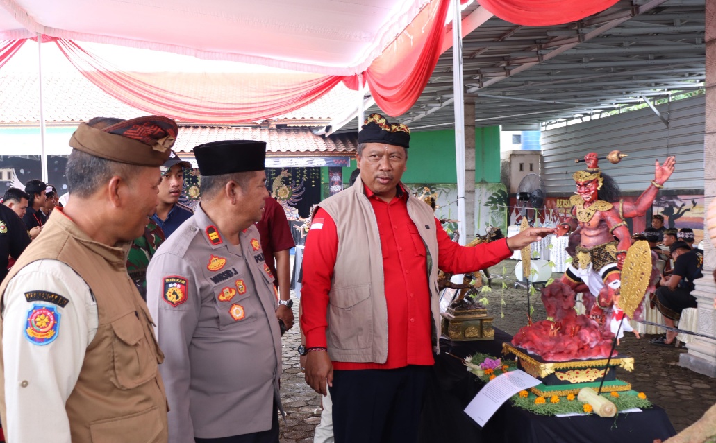 Buka Lomba Miniatur Ogoh-ogoh, Wabup I Komang Koheri: Sebagai Motivasi Pemuda Terhindar dari Kegiatan Negatif