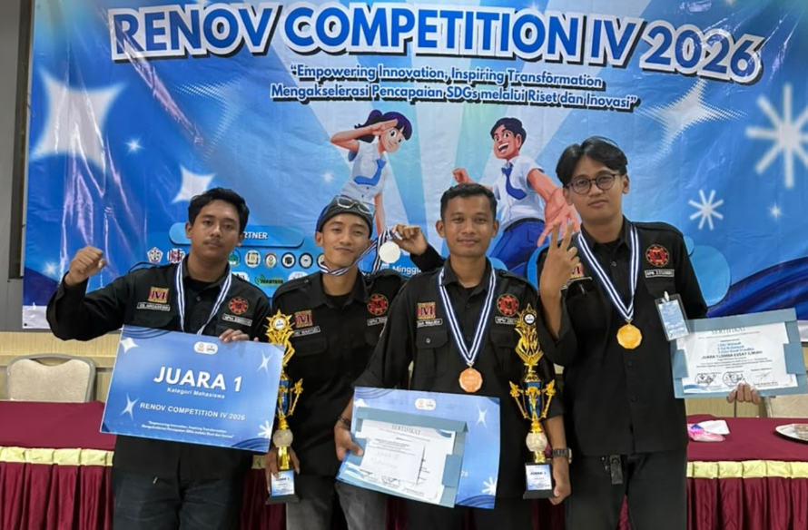 Mahasiswa Teknik Mesin UM Metro Sabet Juara I RENOV COMPETITION IV 2026