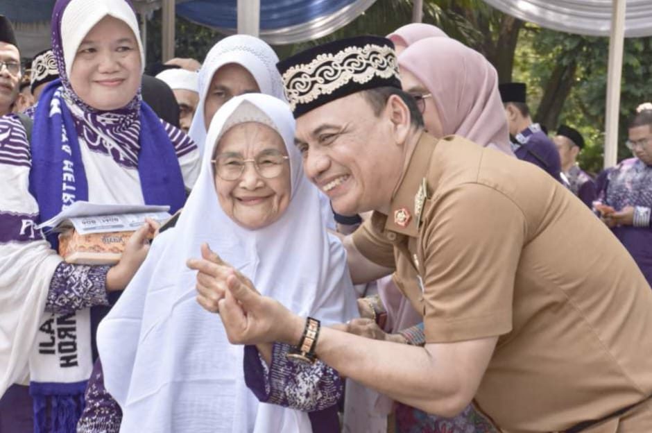 Lepas Keberangkatan CJH, Ini Pesan Walikota Metro!
