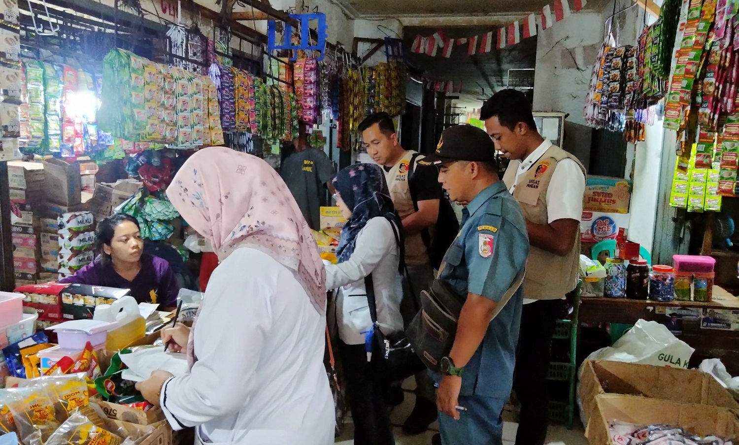 Satgas Pangan Polres Tuba Bersama Dinas Terkait Gelar Operasi Pasar di 9 Lokasi