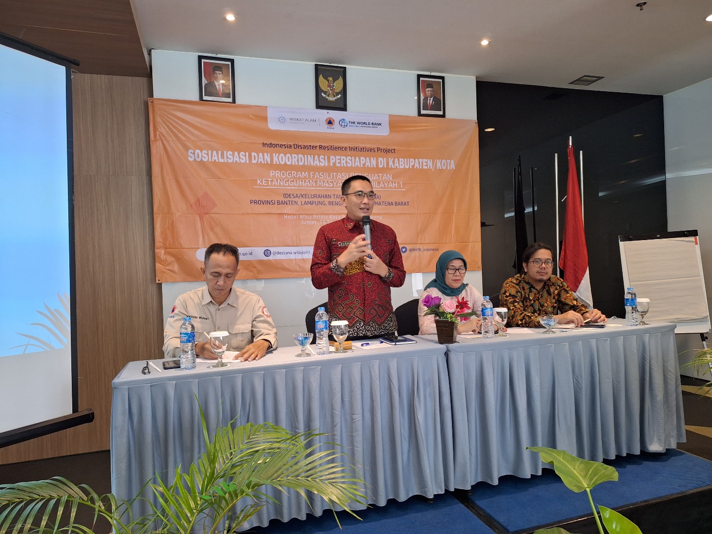 BNPB Perkuat Ketangguhan Masyarakat Kota Bandar Lampung melalui Program IDRIP
