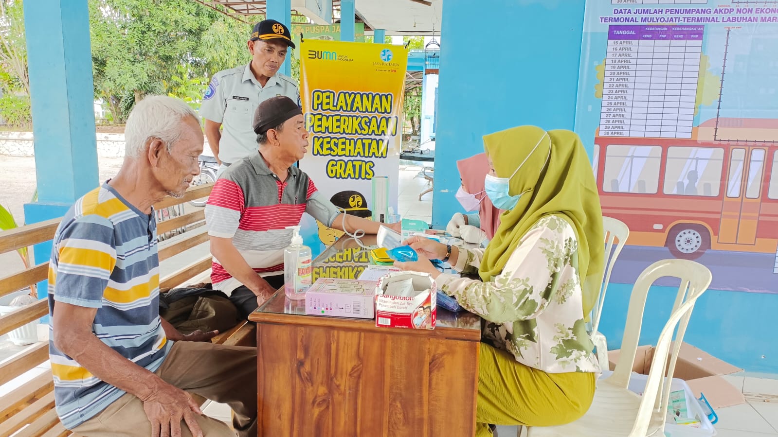 Antisipasi Kecelakaan Lalu Lintas, Supir dan Penumpang Dicek Kesehatan