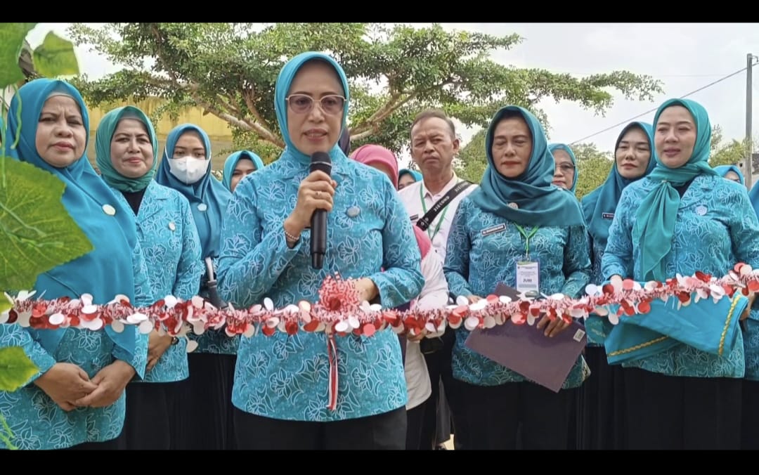 Pori Karlia Sulpakar Buka Sosialisasi Pekarangan Pangan Lestari Hatinya PKK