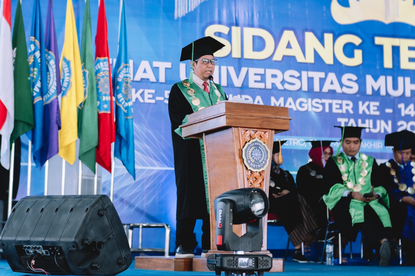 UM Metro Selenggarakan Wisuda Tahun 2025, Rektor Paparkan Capaian Strategis Universitas