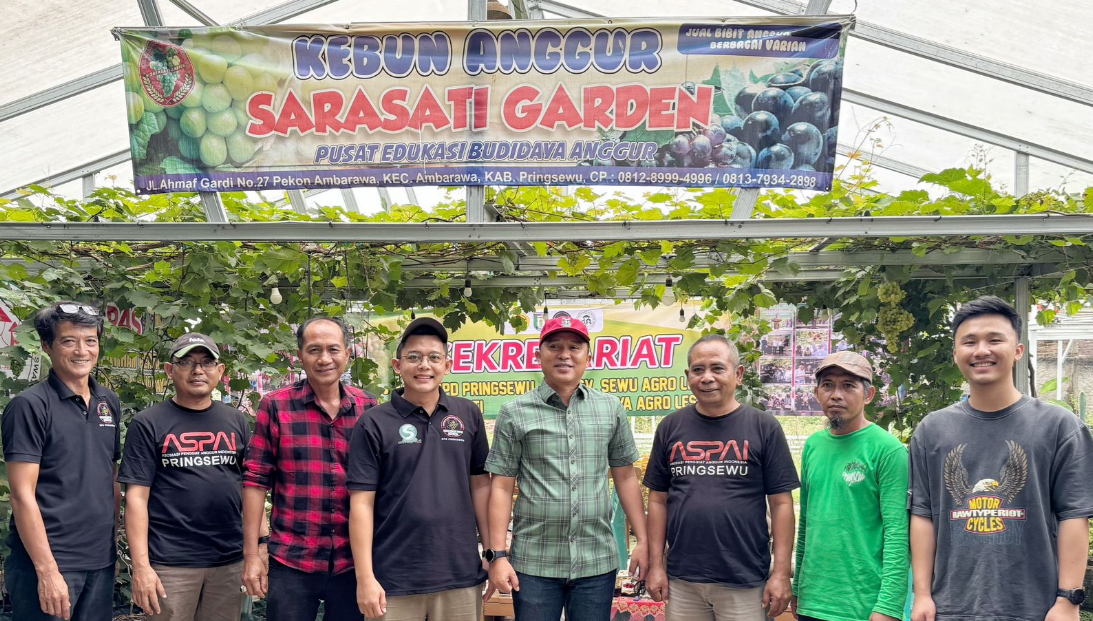 Bupati Lambar Kunjungi Sekretariat ASPAI DPD Pringsewu, Sampaikan Apresiasi dan Ketertarikan Budidaya Anggur