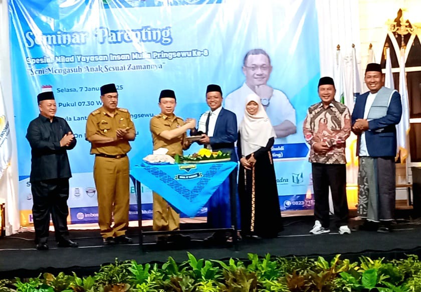 Dibuka Pj Bupati Pringsewu, Yayasan IMBOS Gelar Seminar Parenting