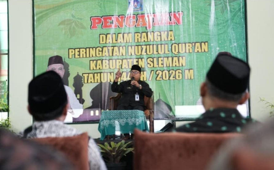 Peringatan Nuzulul Quran di Sleman, Harda Kiswaya Ajak Masyarakat Amalkan Nilai Al-Qur’an dalam Kehidupan
