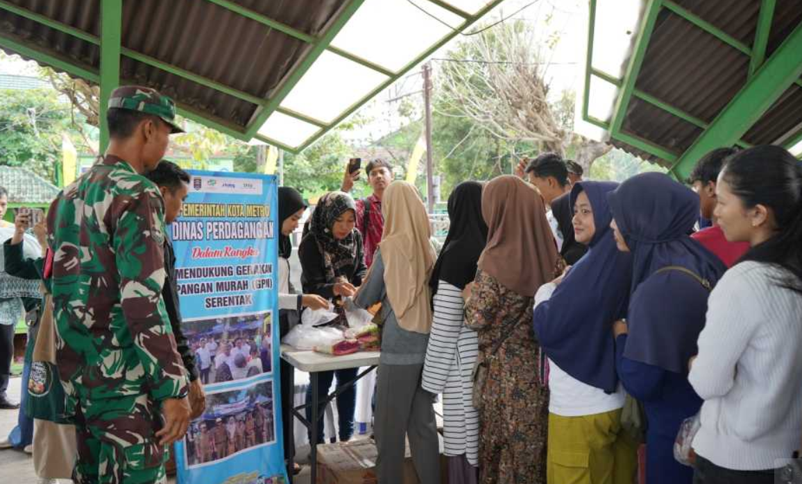 Tekan Laju Perkembangan Inflasi, Pemkot Metro Gencarkan Gerakan Pangan Murah