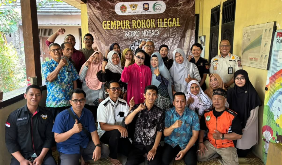 GOKIL Sobo Ndeso Edukasi Warga Condongcatur Kenali Ciri Rokok Ilegal