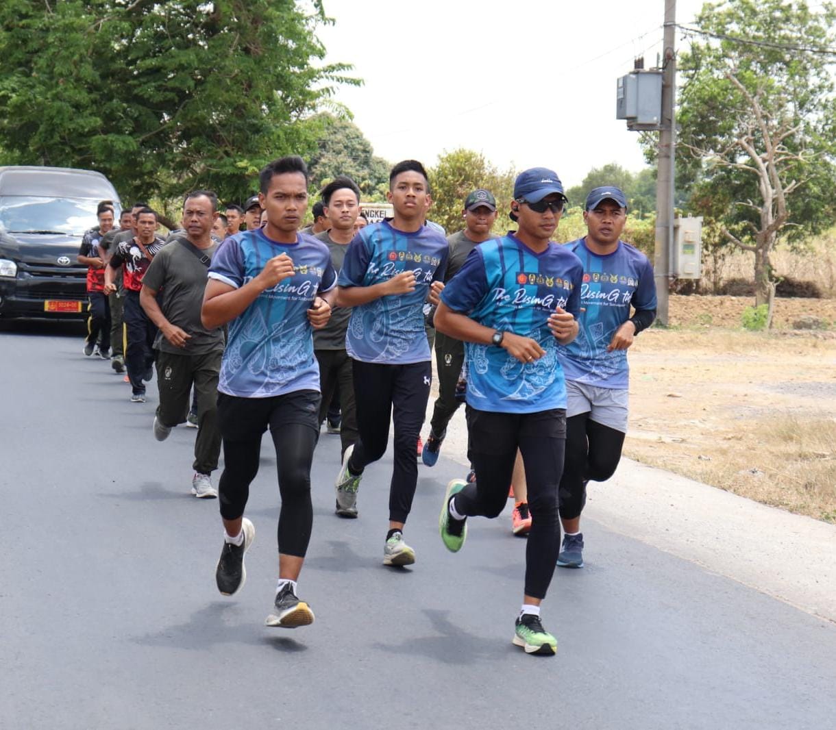 HUT TNI ke-78, Perjalanan 3.141 Kilometer Tim The Rising Tide 2023