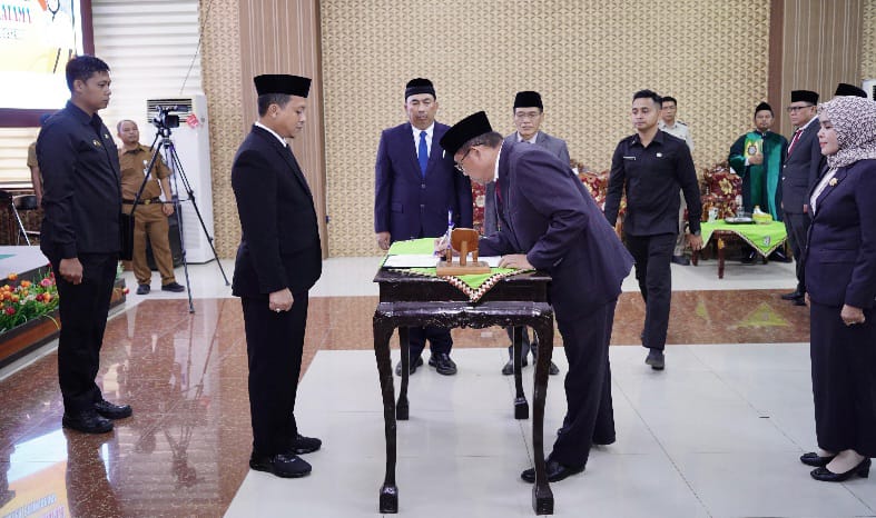 Bupati Pringsewu Resmi Lantik 10 Pejabat Pimpinan Tinggi Pratama