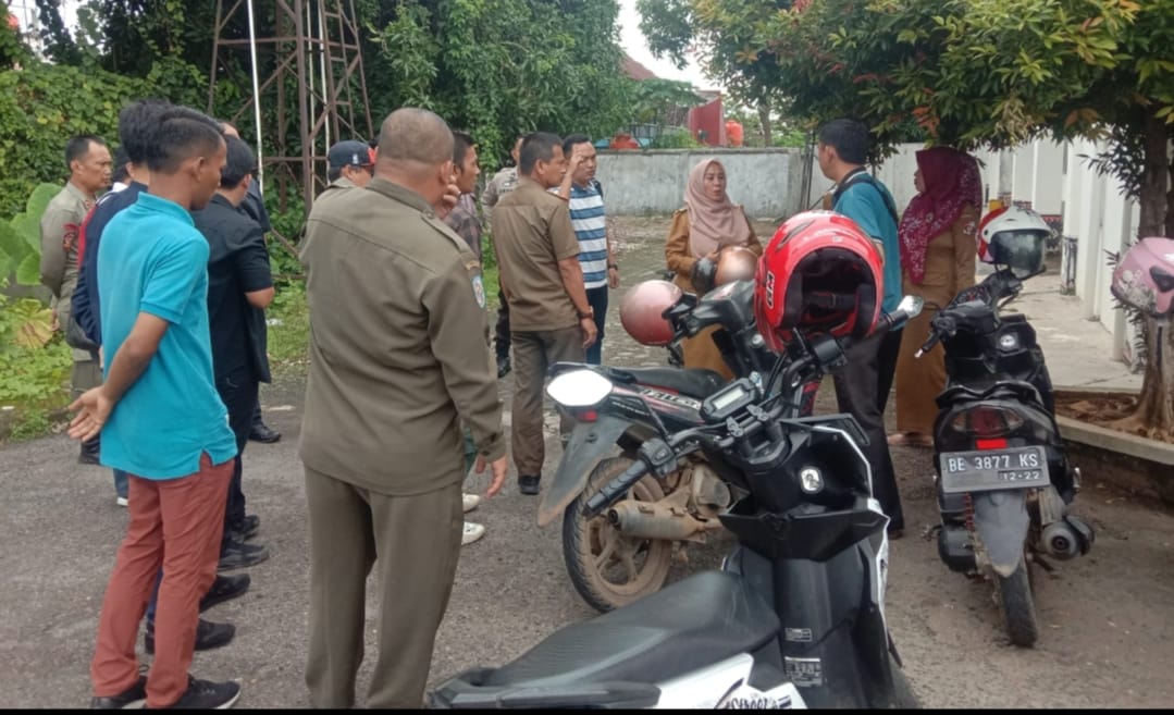 Waduh..Motor ASN Dikantor Pemkab Lampura Di Gondol Maling 