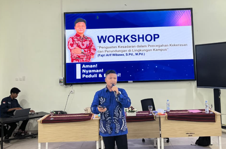 Kabag. Kemahasiswaan UM Metro Jadi Narasumber Workshop di UIN Jusila