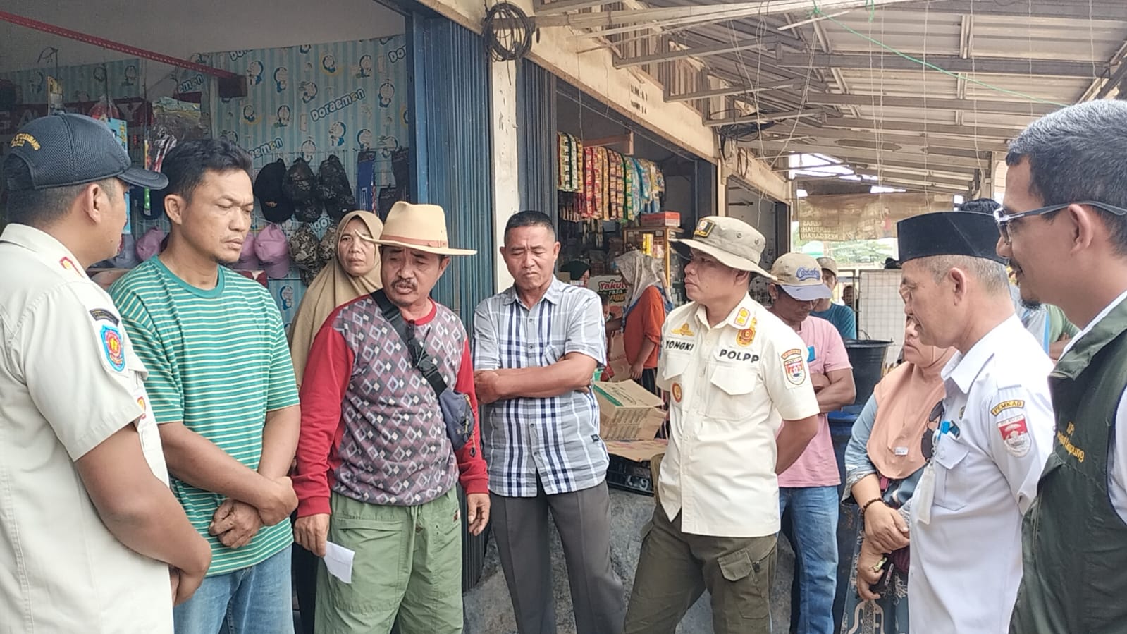 Tiga Pedagang Pasar Panggung Jaya Ditertibkan Pemkab Mesuji